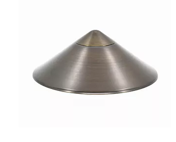 Lumien LAB-039 Brass Path Light Cap, Triangular - Atlantic Lighting
