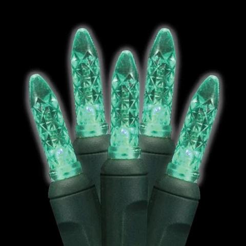 Seasonal Source 416149R-B M5 Teal LED Holiday Lights, 4" Spacing - Atlantic Lighting