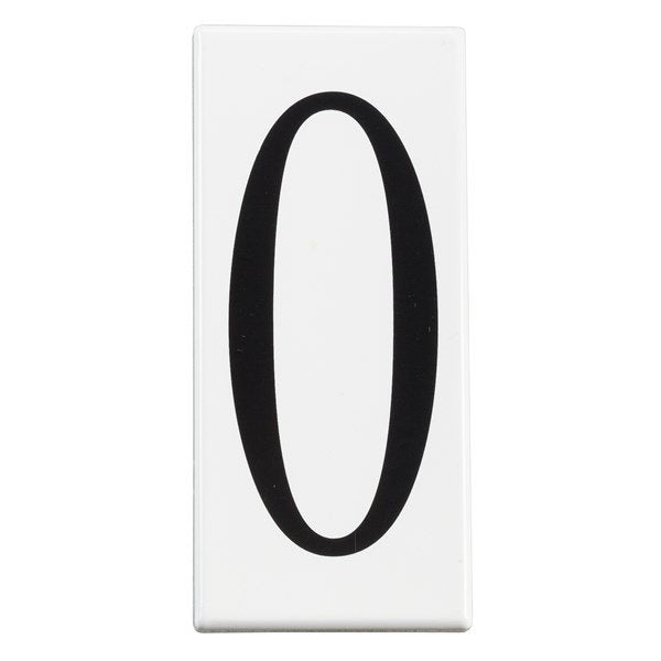 Kichler 4300 Address Light Number "0" Panel White