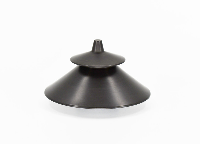 Lumien LAB-043 Brass Micro Path Light Cap Only, 2-Tiered - Atlantic Lighting
