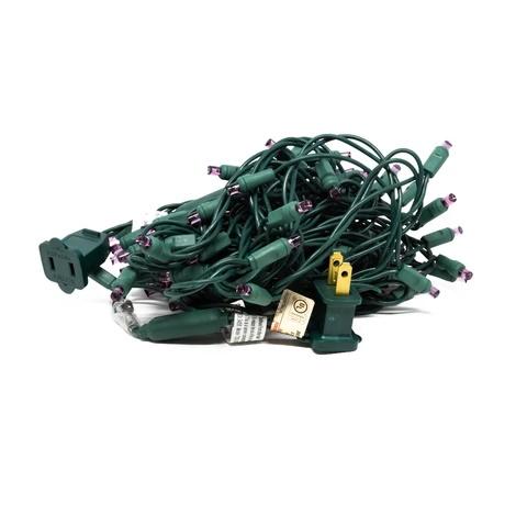 Seasonal Source 220018 Purple DuraBright 5MM LED Strand, 4" Spacing - Atlantic Lighting