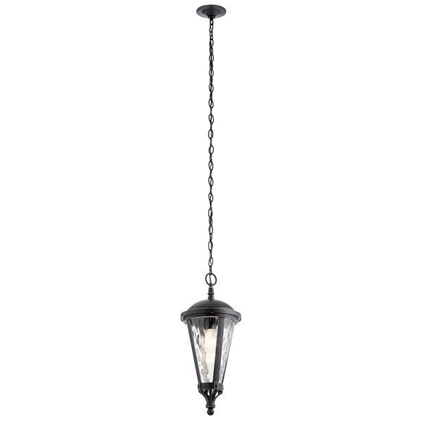 Kichler 49236BSL Cresleigh 21.25" 1 Light Pendant Black with Silver Highlights