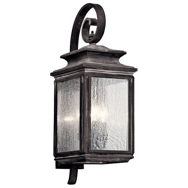 Kichler 49503WZC Wiscombe Park™ 26.25" 4 Light Wall Light Weathered Zinc