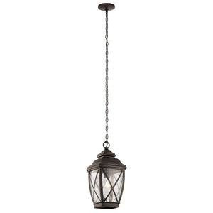 Kichler 49844OZ Tangier 1 Light Pendant Olde Bronze®