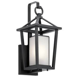 Kichler 49876BK Pai™17.25" 1 Light Wall Light Black