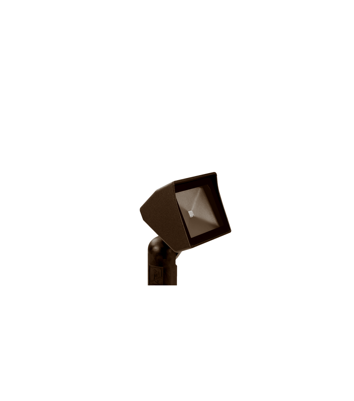 Vista Outdoor Lighting GR-5105-DZ-2-W-FR 5105 Aluminum Mini Area Light, Dark Bronze, Warm, Frosted Lens - Atlantic Lighting