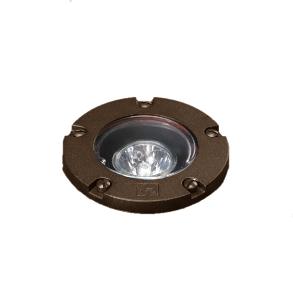 Vista Outdoor Lighting GW-5262-Z-NL In-Grade well light, Architectural Bronze, Fixture has NO LAMP - Atlantic Lighting