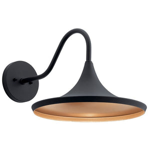 Kichler 59029BKTLED Elias LED 3000K 11.5" Wall Light Textured Black