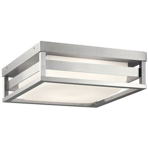 Kichler 59037BALED Ryler™ LED 3000K 12" Ceiling Light Brushed Aluminum