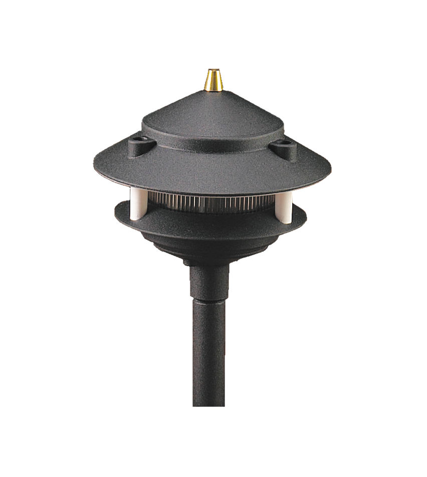 Vista Outdoor Lighting PR-6216-B-NL Small Path Light, Black, Fixture Has NO LAMP - Atlantic Lighting