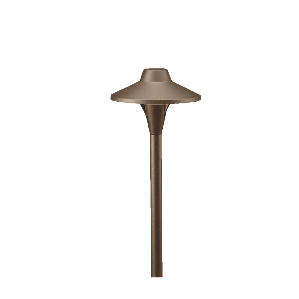 Vista Outdoor Lighting PR-6507-Z-2.5-W-T3 6507 2.5 Watt Architectural Bronze Path Light with Ground Spike - Atlantic Lighting