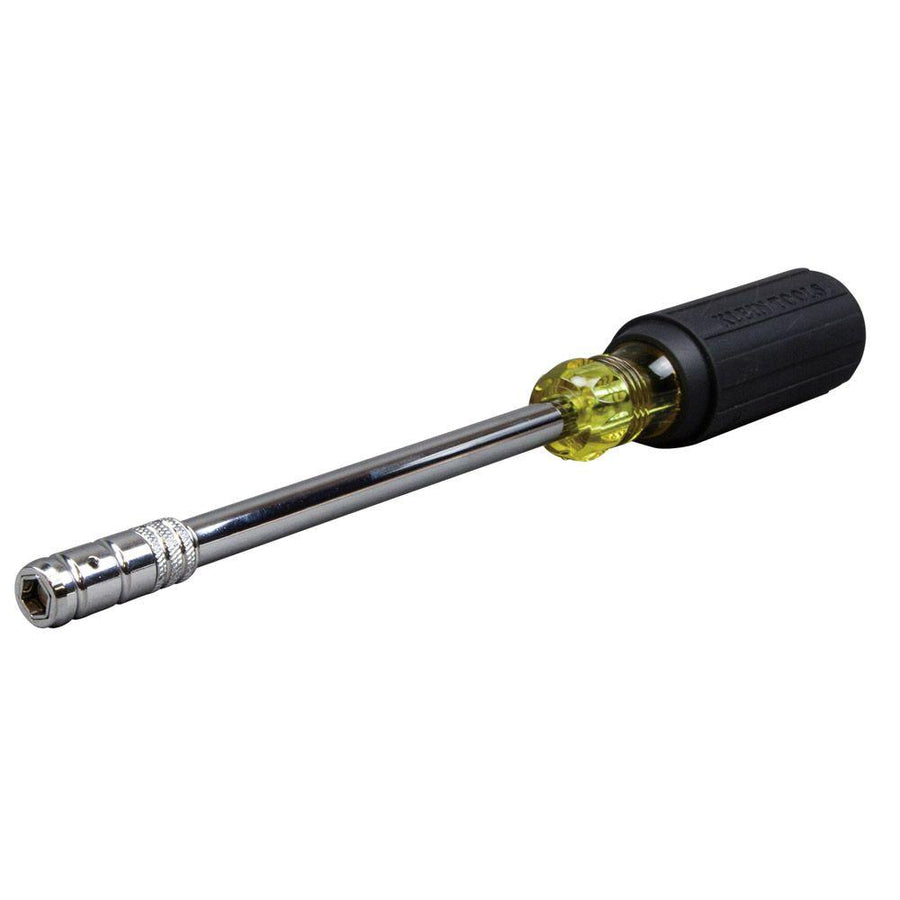 Klein Tools 65129 2-in-1 Nut Driver, Hex Head Slide Drive™, 6-Inch - Atlantic Lighting