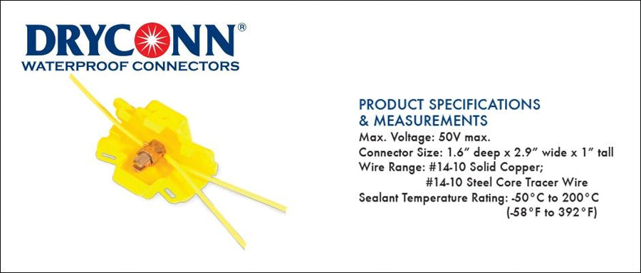 King Innovation 69205 Split Bolt Housing Yellow, 10pc. Bag - Atlantic Lighting