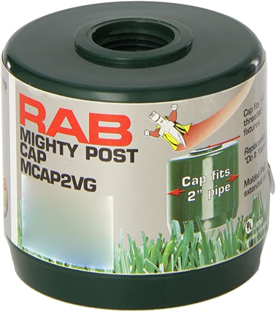 RAB Lighting MIGHTYCAP3VG MCAP3VG MIGHTYPOST CAP 3IN GREEN - Atlantic Lighting