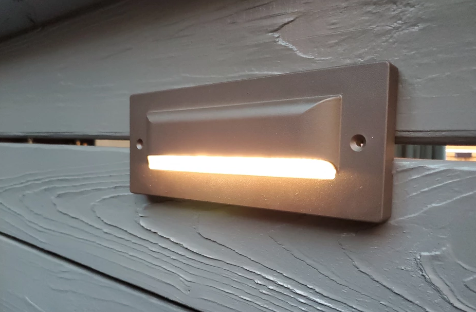 Lumien S3A4-6W-30K-BZ S3A4-6W Bronze Aluminum Step Light, Shielded, 6 Watts - Atlantic Lighting