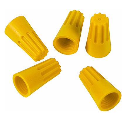 T. Christy Enterprises 10-004 T Christy Yellow Wire Nuts Size GB4-100 72B (100/Box) - Atlantic Lighting