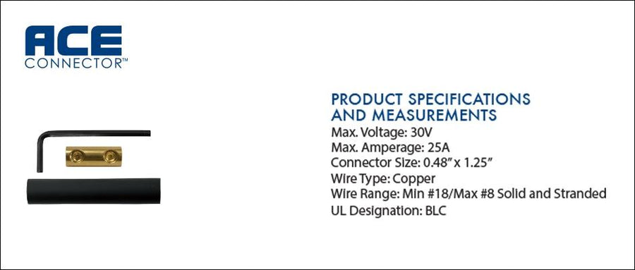 King Innovation 90345 Large ACE Connector, 2pc. Bag - Atlantic Lighting