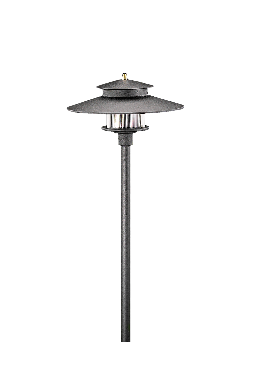Vista Outdoor Lighting PR-9207-B-150-W-G4 tall 2 Tier Pagoda Light, Black, Warm - Atlantic Lighting