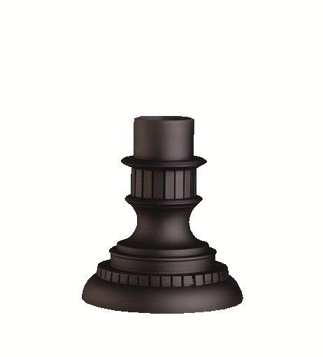 Kichler 9531BK 8" x 9" Pedestal Mount Black