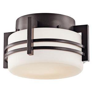 Kichler 9557AZ Pacific Edge™ 1 Light Flush Mount Architectural Bronze