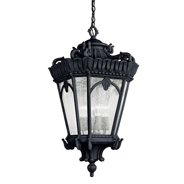 Kichler 9564BKT Tournai™ 4 Light Pendant Textured Black