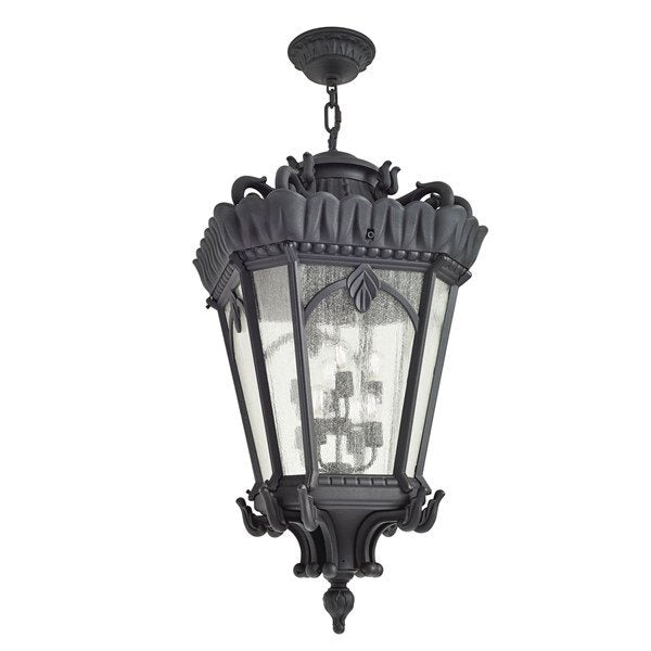 Kichler 9568BKT Tournai™ 8 Light Pendant Textured Black