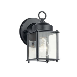 Kichler 9611BK 8.25" 1 Light Wall Light Black