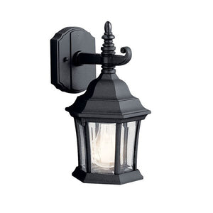 Kichler 9788BK Townhouse™ 1 Light Wall Light Black