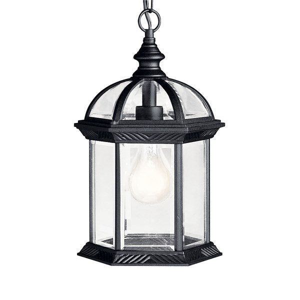 Kichler 9835BKL18 Barrie 1 light Pendant with LED Bulb Black