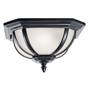 Kichler 9848BK Salisbury™ 2 Light Flush Mount Black