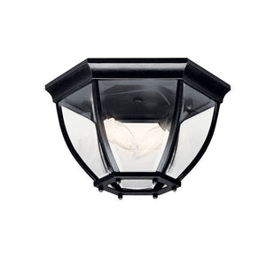 Kichler 9886BK Barrie 2 Light Flush Mount Black