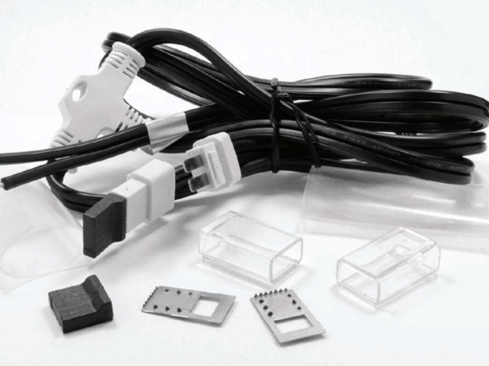 Brilliance BRI-SL-A-T Strip Light - "T" Power Feed Connector Kit - Atlantic Lighting