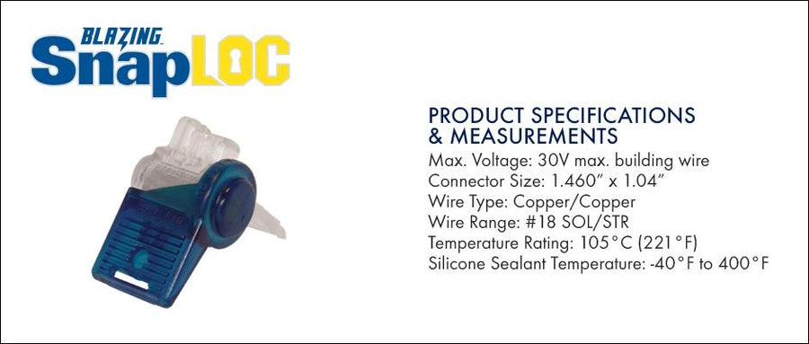 King Innovation BVS1 Clear & Blue Package of 25 - Atlantic Lighting