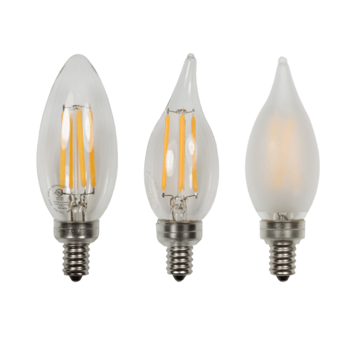 Brilliance CAN-FIL-F-2700-C-120 Candelabra Edge Filament 120VAC - Atlantic Lighting
