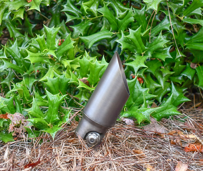 Lumien D1B1-A Brass Spot Light, for Drop-In MR16 (No Lamp Included) - Atlantic Lighting