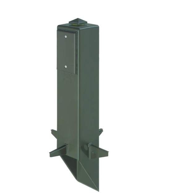 Arlington Industries GP19G 1 Gard-N-Post Outdoor Landscape Lighting Garden Post, 19-Inch, Green - Atlantic Lighting