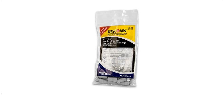 King Innovation 10111 DryConn Small Waterproof (Gray/Gray), 20pc. Bag - Atlantic Lighting