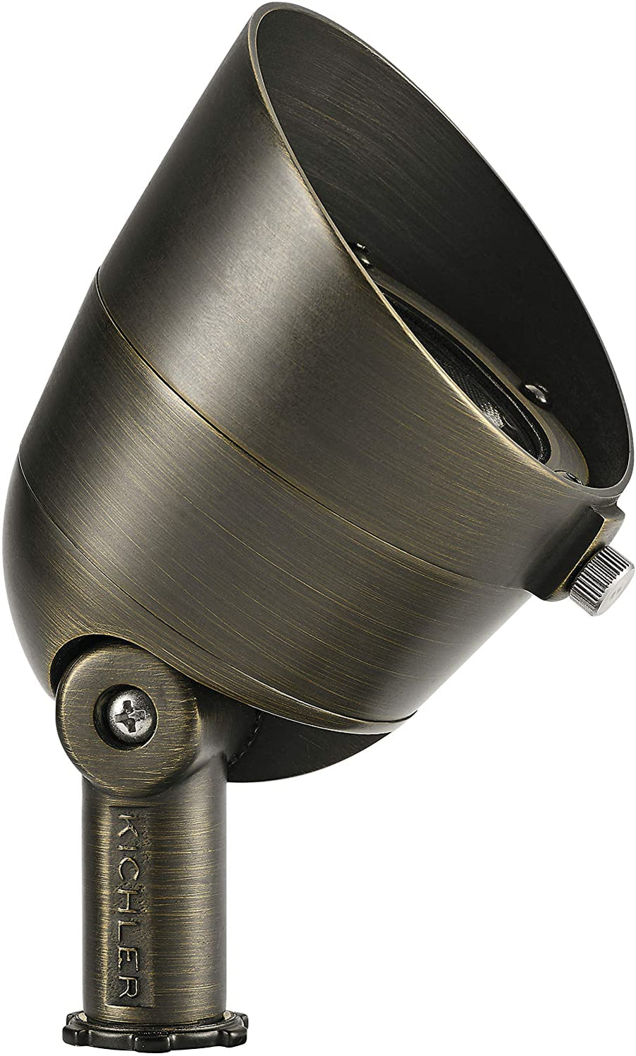 Kichler 16150CBR30 Landscape Accent, 3-Light LED 7.5 Total Watts, Centennial Brass - Atlantic Lighting