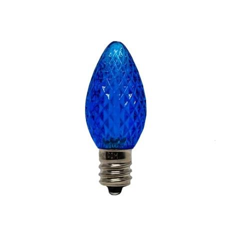 Seasonal Source C7 BLU-D   C7 Blue LED SMD Bulbs, Pack of 25