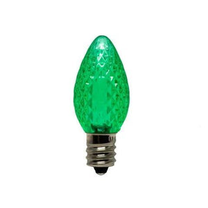 Seasonal Source C7 GRN-D   C7 Green LED SMD Bulbs, Pack of 25