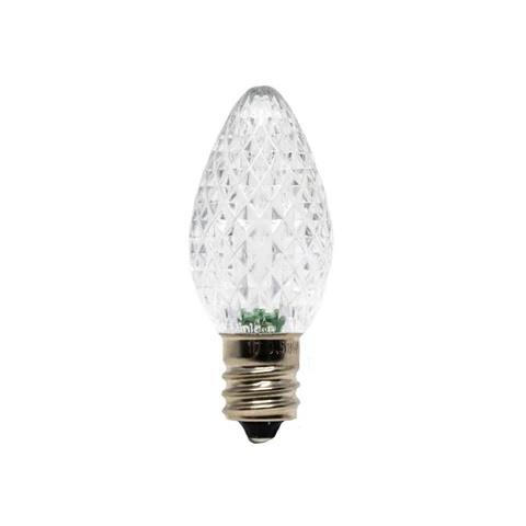 Seasonal Source LED-C7-PW-SMD C7 Pure White LED SMD Bulbs, Pack of 25 - Atlantic Lighting