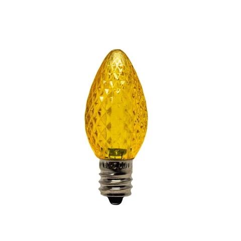 Seasonal Source LED-C7-YEL-SMD C7 Yellow LED SMD Bulbs, Pack of 25 - Atlantic Lighting