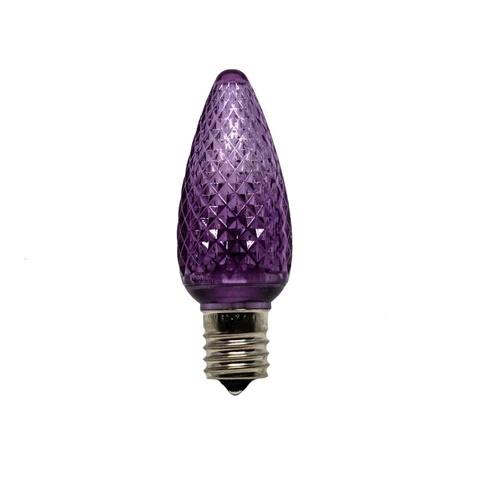 Seasonal Source LED-C9-PUR-SMD C9 Purple LED SMD Bulbs, Pack of 25 - Atlantic Lighting