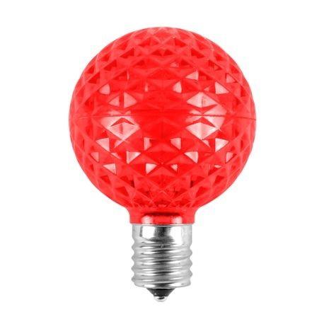 Seasonal Source LED-G50-RED-D Red G50 LED Retrofit Bulb (Box of 25) - Atlantic Lighting