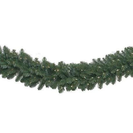 Seasonal Source LEDGAR-914-H Pre-lit 9' x 14" LED Garland - Atlantic Lighting