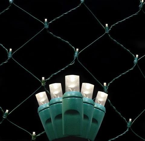 Seasonal Source LEDNET-PW LED 4 x 6 ft Pure White Net Lighting - Atlantic Lighting
