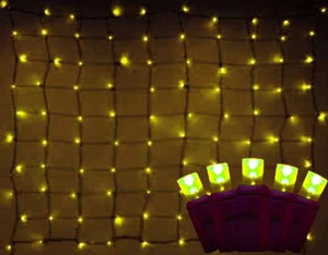 Seasonal Source LEDNET-YEL LED 4 x 6 ft Yellow Net Lighting