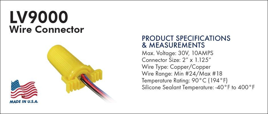 King Innovation LV9000 Yellow Package of 24 - Atlantic Lighting