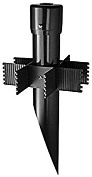 RAB Lighting MP17B 2 IN DIAMETER MIGHTYPOST BLACK - Atlantic Lighting