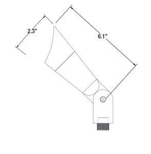 Unique PHOS-NL-BZ Photon® angle shroud Elements Series No Lamp - Atlantic Lighting